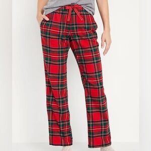 Two separate pieces of Old Navy Flannel PJ and Bottoms.